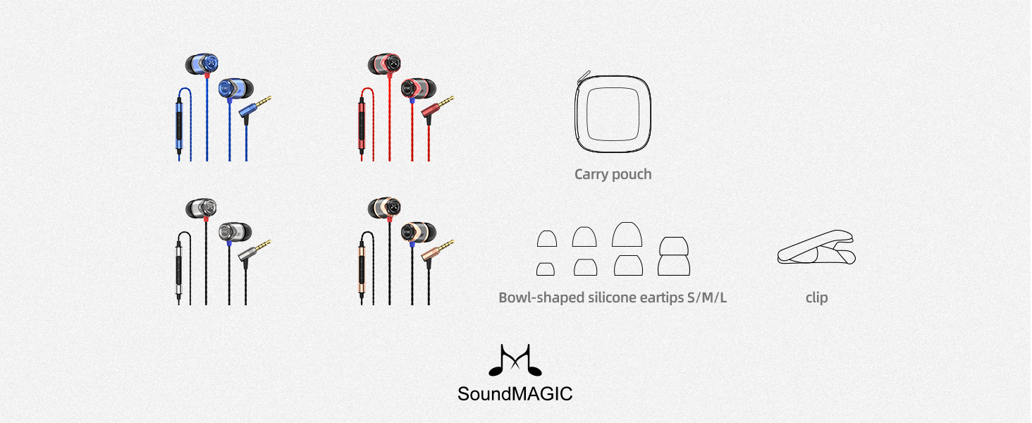 SoundMAGIC E10C auriculares con cable y microfono