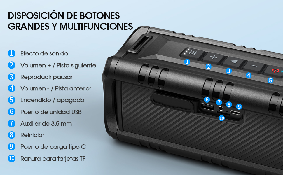 altavoz bluetooth portátil