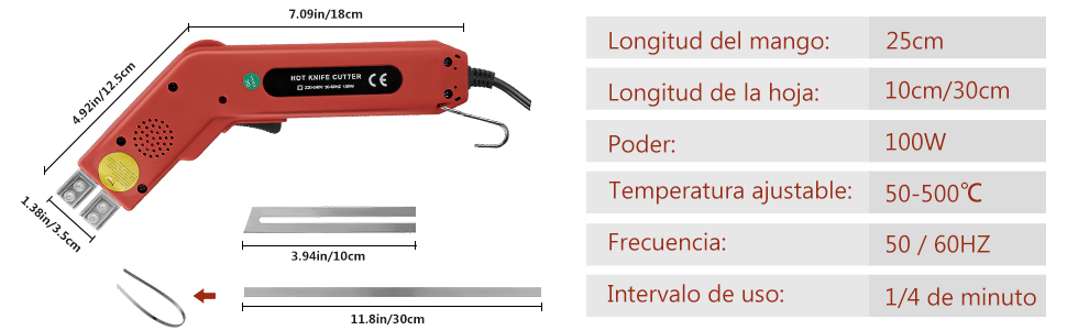 InLoveArts 500°C Cortador de Espuma Eléctrica Kit