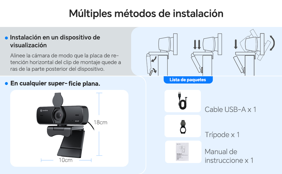 4k PC Webcam