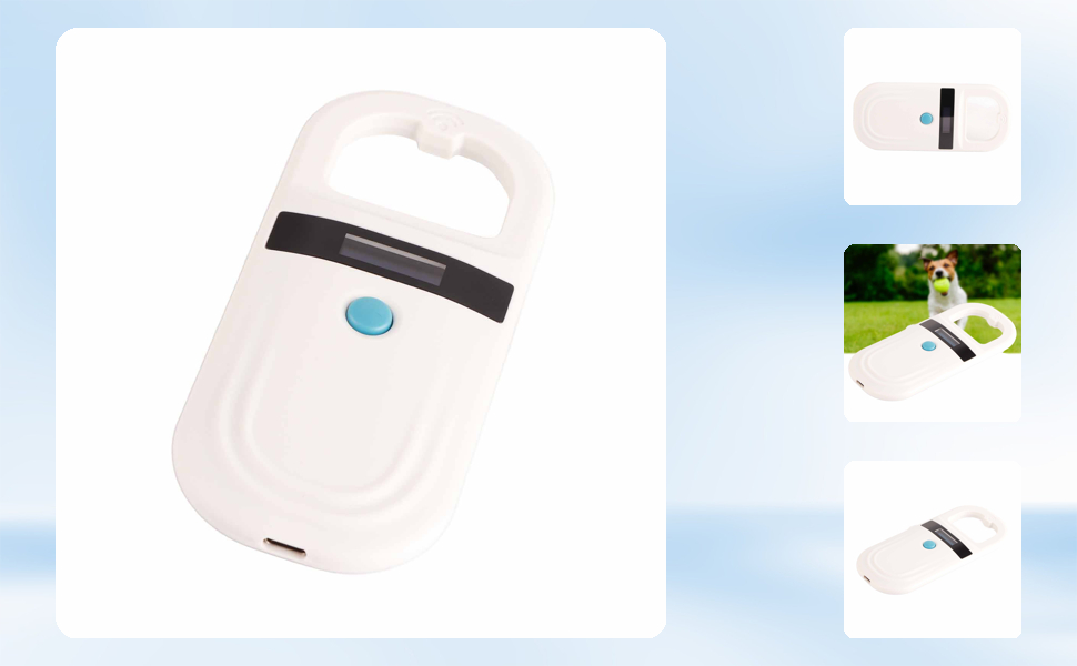 Ejoyous Haustier ID Microchip Scanner, Wiederaufladbar Animal Chip ID-Scanner Haustier Etiketten Sca