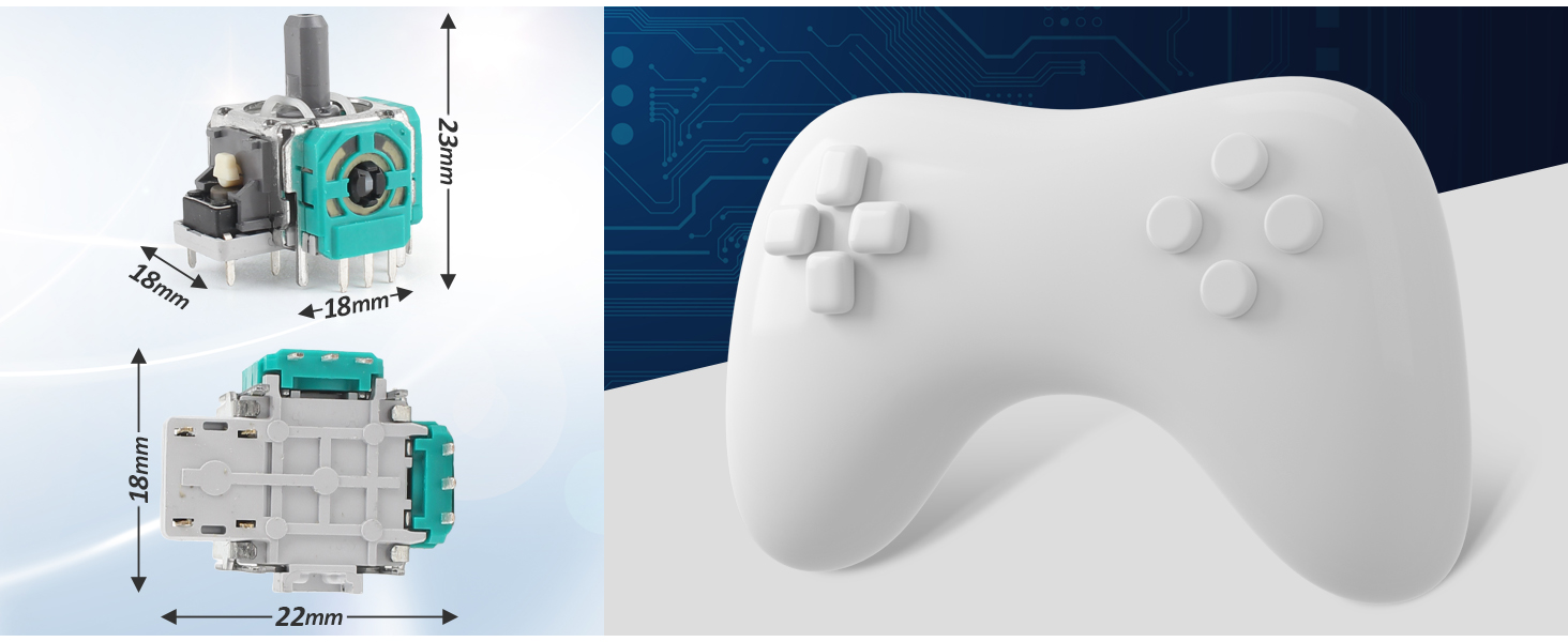 3D Joystick Analógico de Repuesto para XBOX ONE/ONE S/X/Series S/X