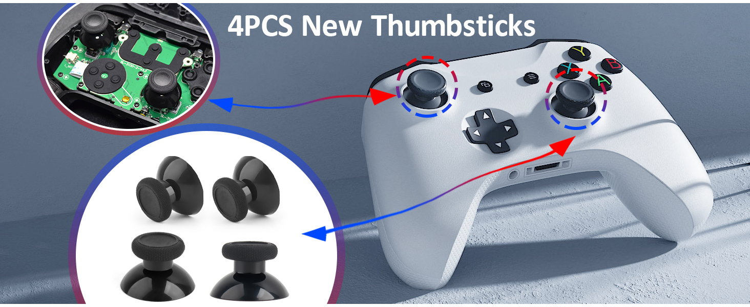 3D Joystick Analógico de Repuesto para XBOX ONE/ONE S/X/Series S/X