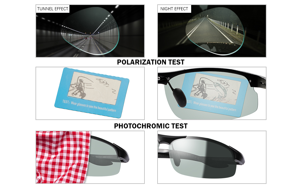 Gafas de sol fotocromáticas polarizadas MIRYEA