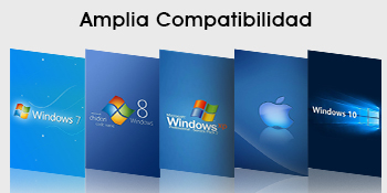 Amplia compatibilidad