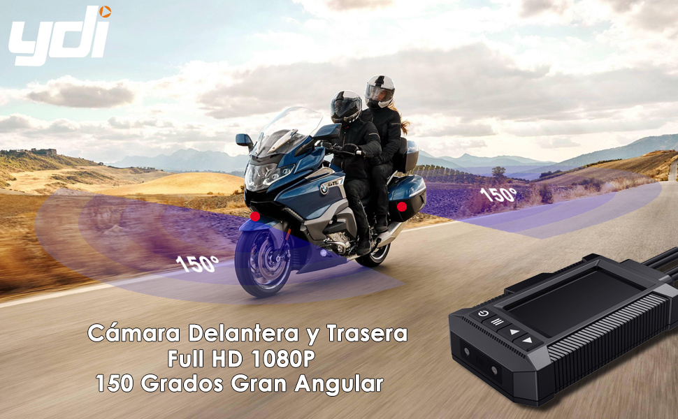 dash cam para moto ydi