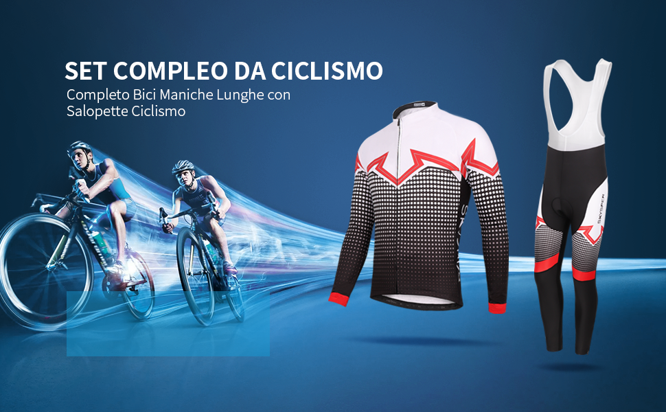 set de ciclismo para hombre