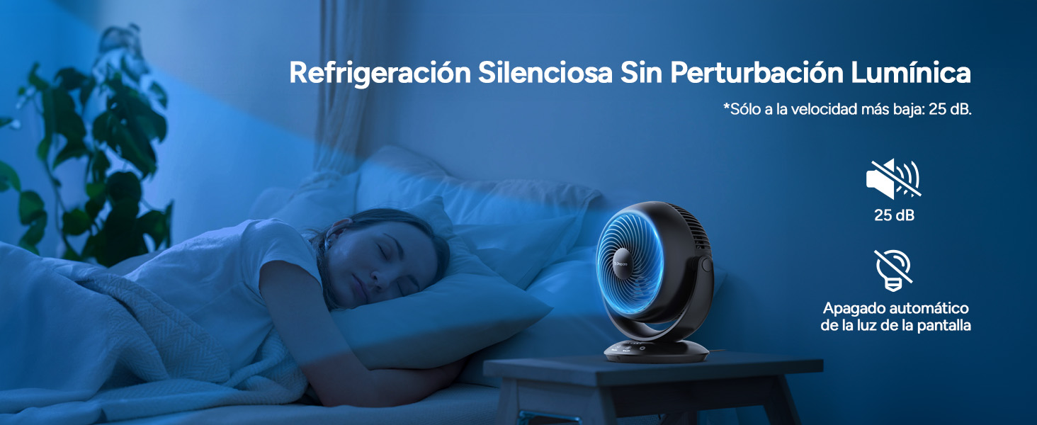 ventilador de mesa silencioso