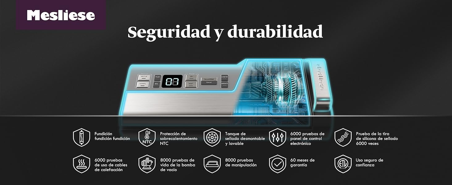 Máquina de sellado al vacío para ahorrador de alimentos