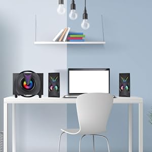 altavoces gaming vision rgb