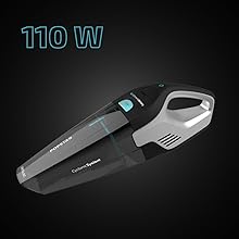 aspirador de mano con potencia de 110 W 