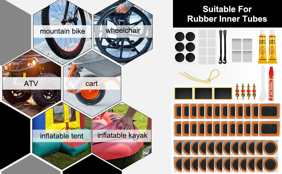 Juego de reparación para bicicleta