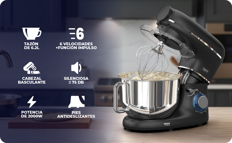 Especificaciones del robot de cocina para pasta Fentic