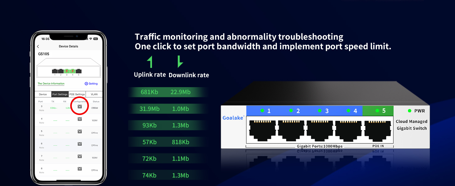 Multi-Gigabit Desktop Switch