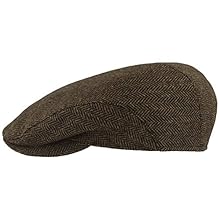 Gorra plana de invierno hombre gorro visera lana protectores auditivos orejeras plegables sombrerol