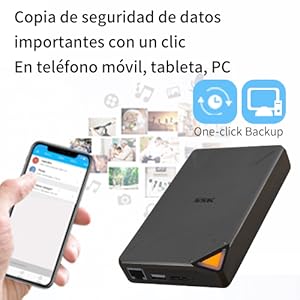 SSK Unidad de estado sólido externa inalámbrica portátil de 1 tb con wifi