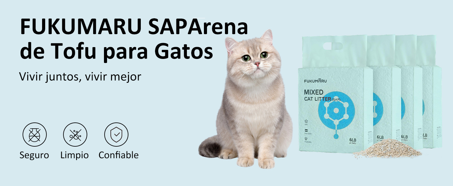 Arena aglomerante para Gatos