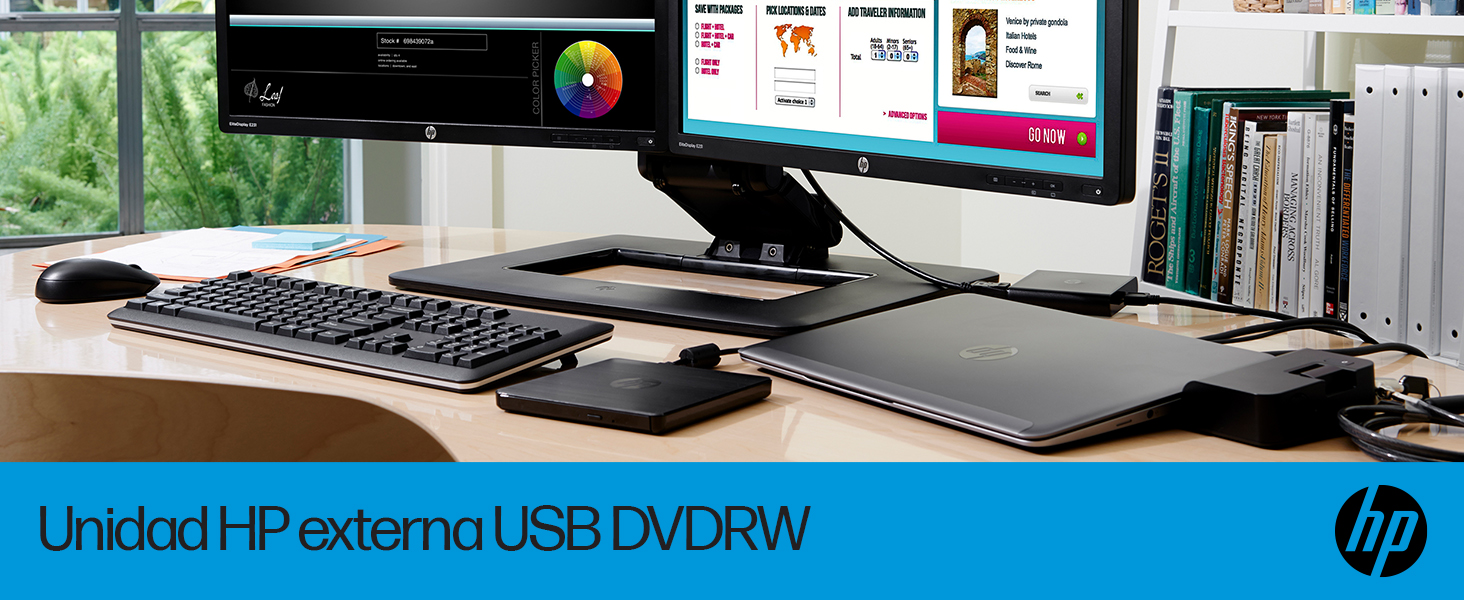 Unidad HP externa USB DVDRW