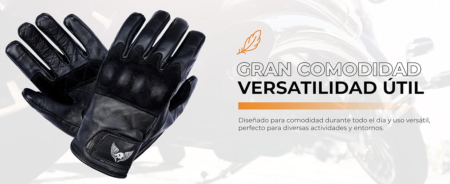 guantes negros de invierno