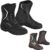 Vaster Moto Botas de Motocross Hombre | Botas Piel Moto con Suela de Goma | Botas Motocicleta Rider de Cuero Proteccion para Hombre CE Approved EN 13634:2017