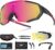 X-TIGER Gafas Ciclismo Polarizadas con 5 Lentes Intercambiables UV 400 Gafas,Corriendo,Moto MTB Bicicleta,Camping y Actividades al Aire Libre para Hombres y Mujeres TR-90