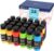 Set de Pintura Acrílica 24 60ml Colores Acrílicos No Tóxica Conjunto de Pintura Acrílica para Artistas Manualidades Lienzos Tela Cerámica Madera