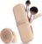 Shockassist 2 Piezas Estuche para Brochas de Maquillaje 1 Piezas Estuche Brochas Silicona +1 Piezas Soporte de Esponjas de Maquillaje Adecuado para Pinceles y Esponja de Maquillaje (Caqui)