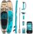 Fitfiu Fitness – Tabla Paddle Surf Hinchable con Kit Completo, Tabla Sup con Remo, Bomba infladora, 3 Aletas + Accesorios, Tabla de Stand Up Paddling 320x81x15cm