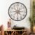 Yumyolk Reloj Pared, Reloj de Pared 60cm, Reloj Pared Grande, Reloj Cocina Pared, Reloj de Pared Grande Salon, Reloj Cocina Negro, Reloj Pared Vintage, Relojes de Pared Dorado