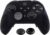 eXtremeRate Funda de Silicona para Xbox One Elite 2 Protector Antideslizante Tacto Suave Piel Cubierta Skin Case para Xbox One Elite Controller Serie 2 con Tapas de Joysticks(Negro)