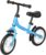 HOMCOM Bicicleta sin Pedales Infantil Altura Ajustable para Principiantes de +3 Años con Ruedas con Relieve Diseño Novedoso Bicicleta de Equilibrio 71x32x56 cm Azul