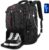 YOREPEK 50L Mochila para ordenador portátil Hombre, 17 Pulgadas Mochila para ordenador portátil con compartimento para zapatos, puerto de carga USB, mochila escolar para hombre y mujer, color negro