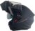 MT Helmet Casco Abatible Genesis Talla L(59/60) Negro Mate con homologacion 22.06