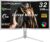 LC-Power Monitor 32 Pulgadas Curvo Blanco QHD (2560×1440, HDR1000, 1000R, 165Hz, VA, 1ms, 650 CD/m², DP, HDMI, USB, Adaptive Sync),Soporte Ajustable en Altura – LC-M32-QHD-165-C-K