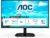 AOC 27B2H- Monitor de 27″Full HD (1920×1080, 75 Hz, IPS, FlickerFree, 250 cd/m, D-SUB, HDMI, VGA, Low Blue Light) Negro