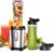 Batidora de Vaso, 500W Batidora Smoothies, Mini Batidora Portatil Batidora Vaso con 2 Botellas de 600 ml de Plástico Tritan, Batidora de Vaso Individual para Zumos, Batidos, Verduras, Frutas