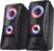 Trust Gaming GXT 606B Javv Altavoces PC Gaming 2.0 con Iluminación RGB, 12W (6W RMS), Alimentación USB, Jack 3,5 mm, Altavoz Estéreo, Sistema de Altavoces para Ordenador, Portátil – Negro