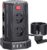 Torre Regletas Enchufes con Cable 3M, Regleta USB 8 Tomas de AC Corrientes y 4 USB, 2500W/10A, Regreltas Vertical con Interruptor para Mesa, Oficia, Casa…