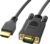 Cable HDMI a VGA de 1,8 m, Adaptador HDMI a VGA 1080P 60Hz, cable unidireccional HDMI macho a VGA macho para monitor, adaptador de cable HDMI a VGA para computadora portátil, PC, proyector, TV