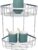 SAYAYO Estanteria Ducha, Rinconera Ducha Estanteria Baño Acero Inoxidable 2-Tier Cesta Ducha de Esquina Organizador Baño Pulido Estanteria Cocina Accesorios Baño, EGLY1002S-C