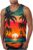 2023 Camisetas de Tirantes Hombre,Verano Moda Camiseta sin mangas Diario Casual Deporte gym Original Hawái Impresión chandal hombre Tank Top playa Chaleco T-shirt básica tee Talla grande