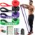 4 Piezas Gomas Elasticas Musculacion, Bandas Elasticas Musculacion Bandas Resistencia Cintas Elasticas Musculacion para Entrenar Powerlifting Fitness Yoga