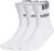 adidas Unisex adulto 3-Stripes Linear Half-Crew Cushioned Socks 3 Pairs