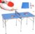 AOOUNGM Mesa de ping pong plegable portátil mesa ping pong mesa de ping pong mesa de ping pong mesa de ping pong interior multifuncional mesa de ocio mini mesa de ping pong 152 x 76 x 76 cm