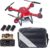 BAICHUN BC5C Drone con Cámara 1080P HD,3D Flip,APP Control Drone Rojo Vivo para Principiantes para Adulto para Niños,Volver a Casa,Altitud Hold,Dual Camera Drone 215g con 3 Batterie