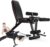 Banco de Pesas Musculacion Ajustable Multifuncional Gym, Entrenamiento Tabla Abdominales Plegable de Inclinación Decline Press Banca para Ejercicio en Casa Reclinable Gimnasio