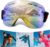 BGTLJKD Gafas de Esquí Máscara Gafas Esqui Snowboard Nieve Espejo Gafas de Esquí Esféricas Anti Niebla 100% OTG Compatible con Casco gafas deportivas de esquí, moto, patinaje, unisex