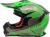 BHR Casco Cross 812 OFF ROAD | Casco de Enduro Homologado ECE con Interior Extraíble | Casco de Motocross Ligero y Seguro | GREEN BLAST | XL