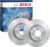 Bosch BD283 Discos de freno, certificación ECE-R90, 1 juego de 2 discos