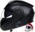 Casco De Motocicleta Modular Bluetooth, Doble Visor Anti – Niebla Volcado En Toda La Cara, Doble Altavoz Incorporado, con Micrófono, para Hombres Y Mujeres Adultos